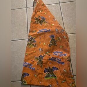 Halloween Themed Orange SCRUBS TOP